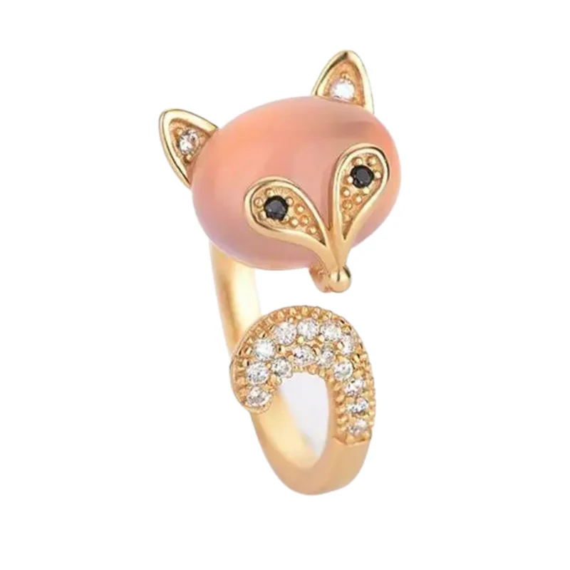 Bague Renard Pierre Rose