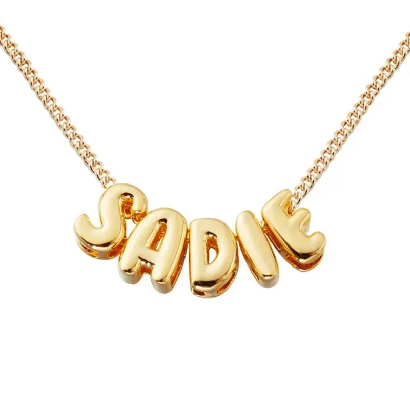 Collier Prénom Bubble