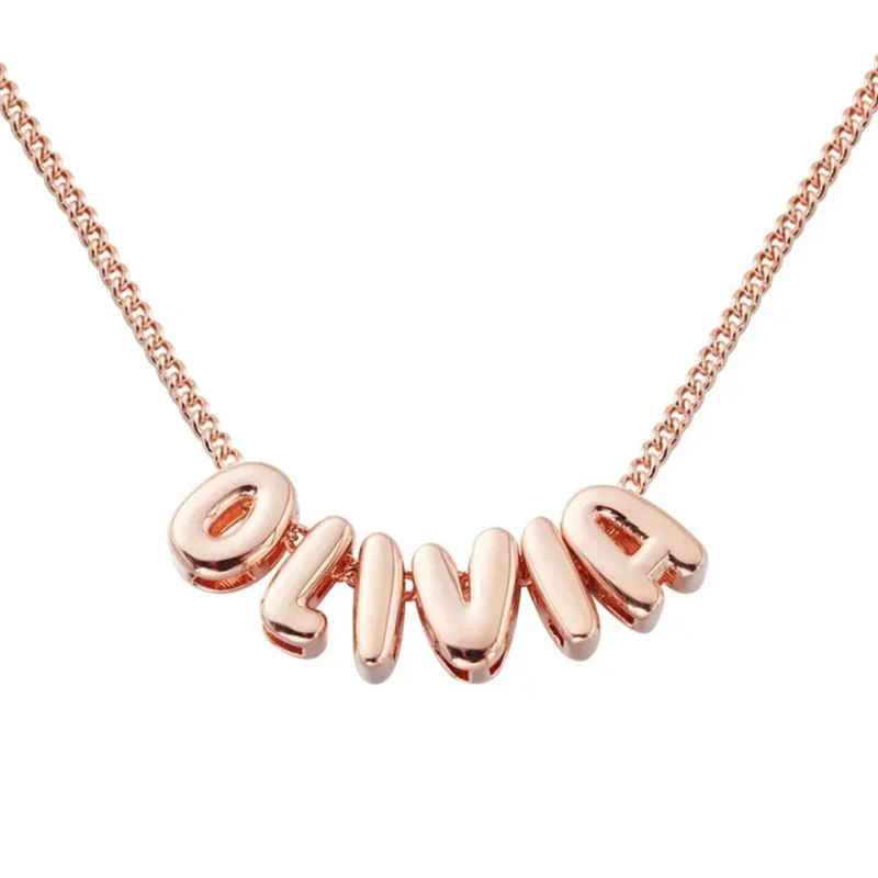 Collier Prénom Bubble