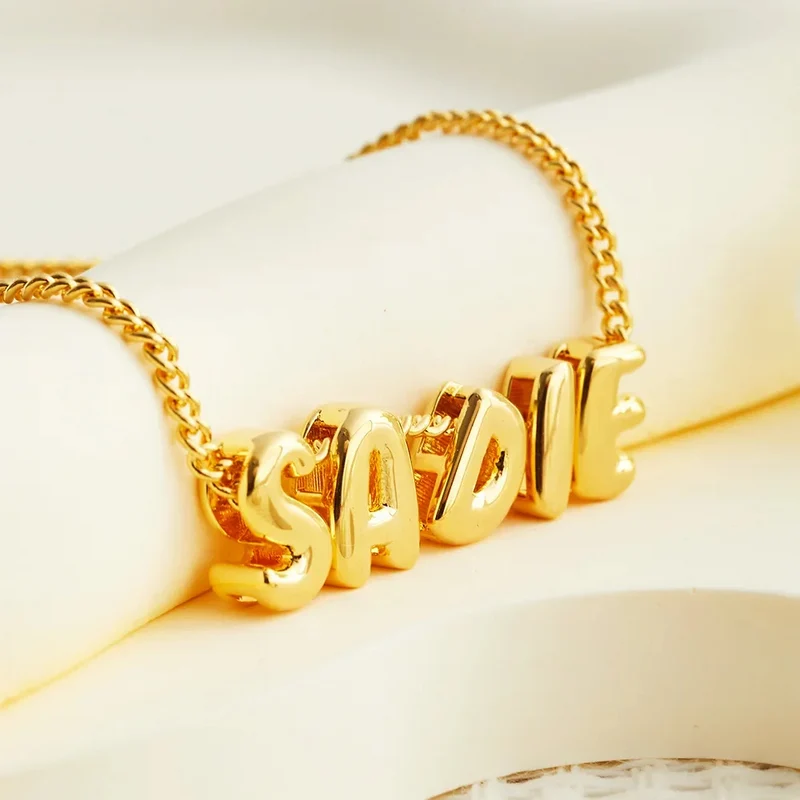 Collier Prénom Bubble