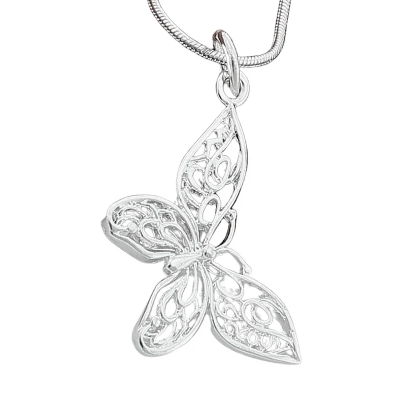 Collier Papillon Dessin
