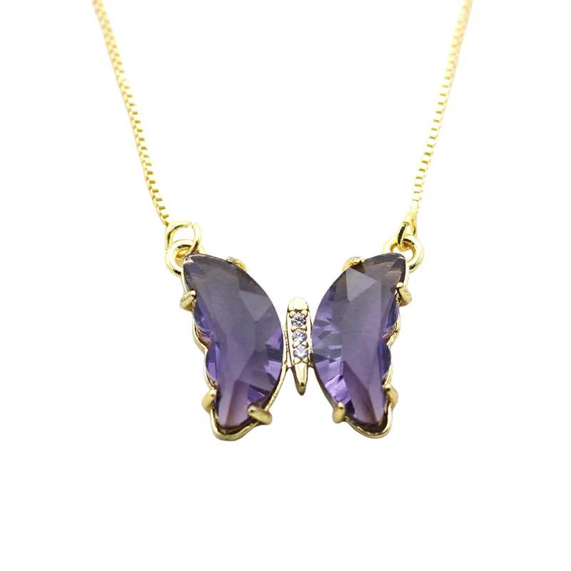 Collier Papillon Femme