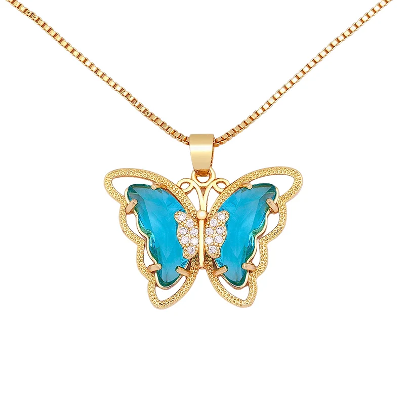 Collier Papillon Couleurs