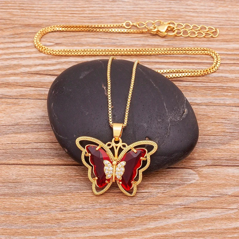 Collier Papillon Couleurs