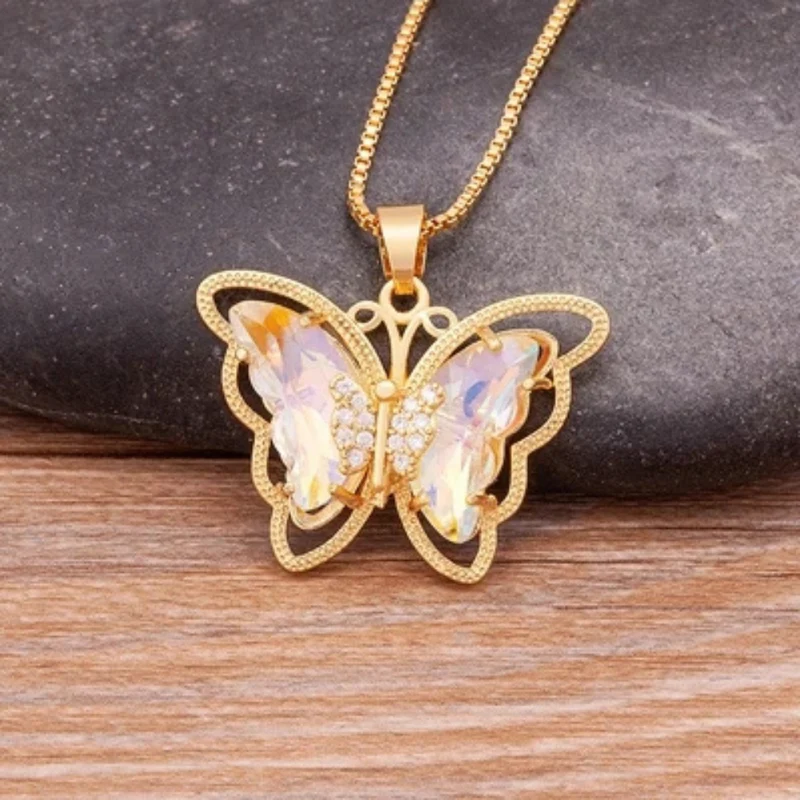 Collier Papillon Couleurs
