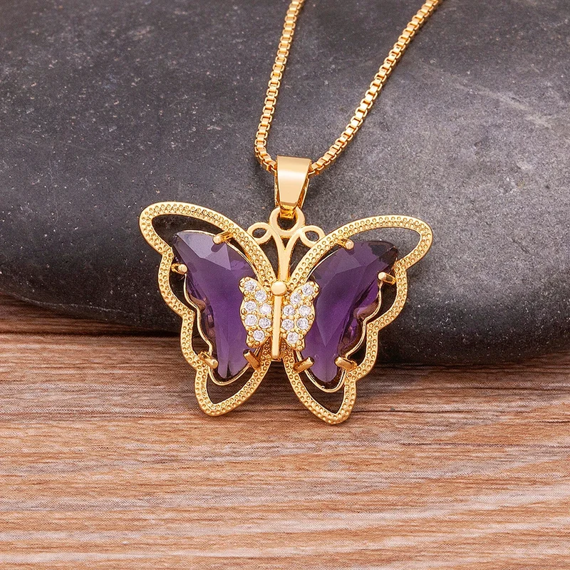 Collier Papillon Couleurs
