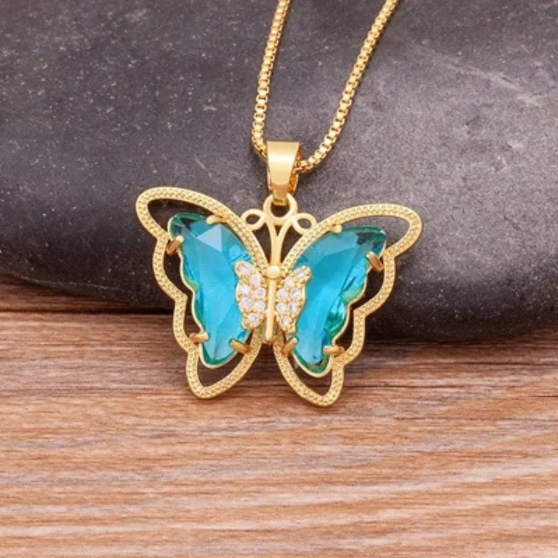 Collier Papillon Couleurs