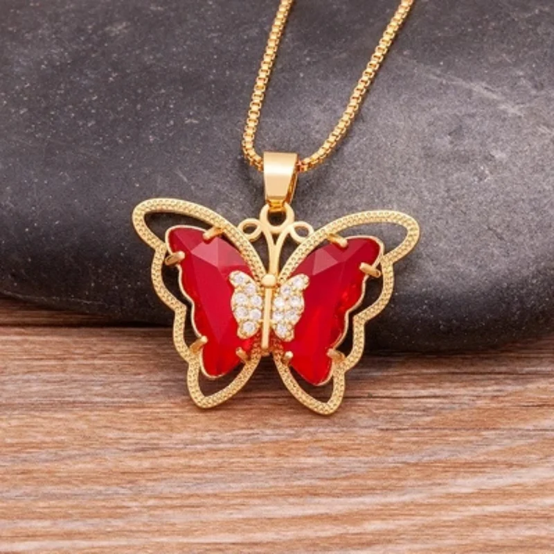 Collier Papillon Couleurs