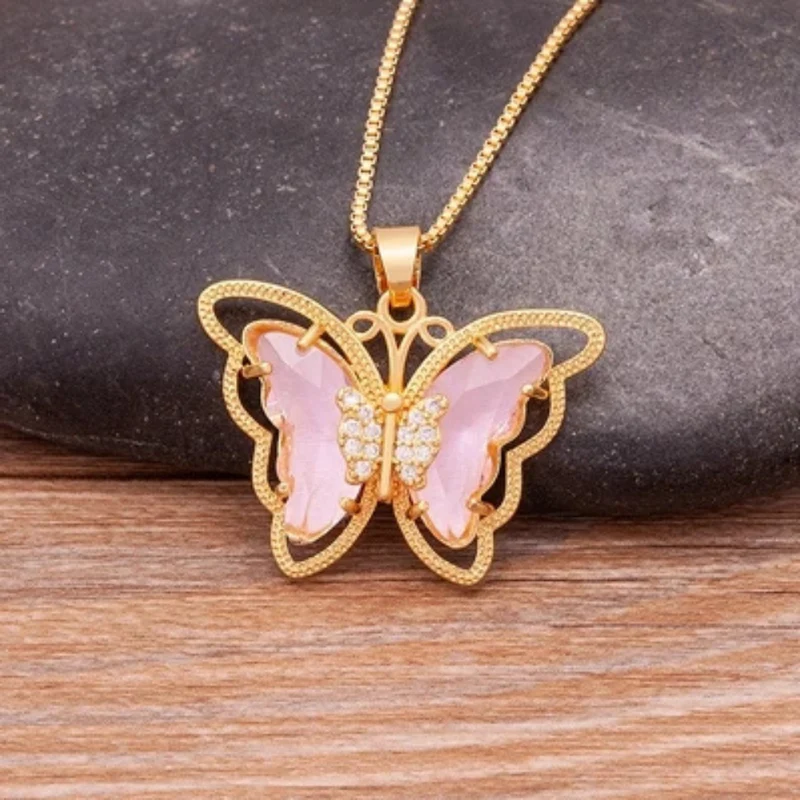 Collier Papillon Couleurs