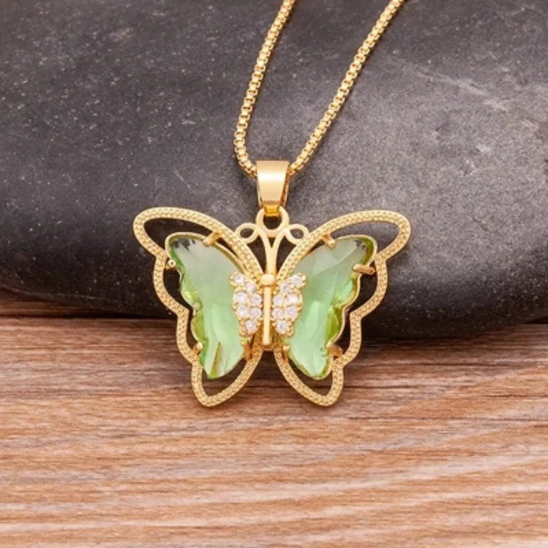 Collier Papillon Couleurs