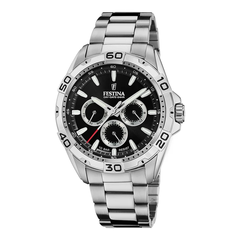 Festina Multifunction Hommes Montre Argent F20623/4