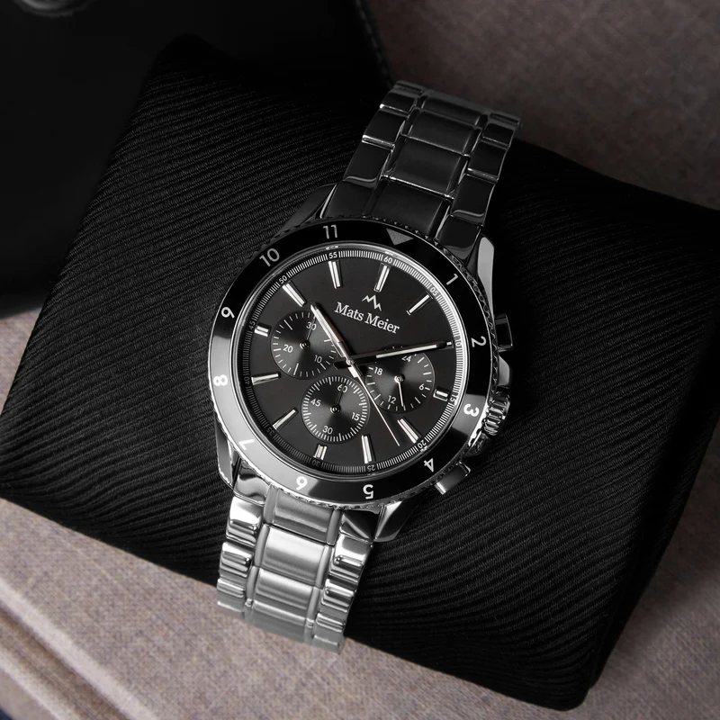 Mats Meier Ponte Dei Salti Hommes Montre Argent MM00501