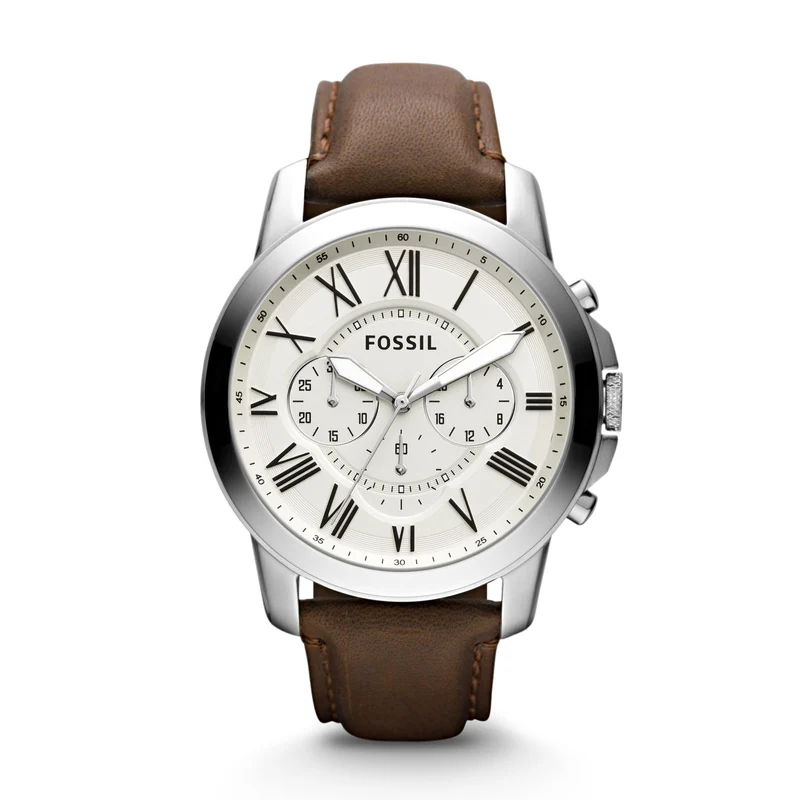 Fossil Grant Hommes Montre Marron FS4735