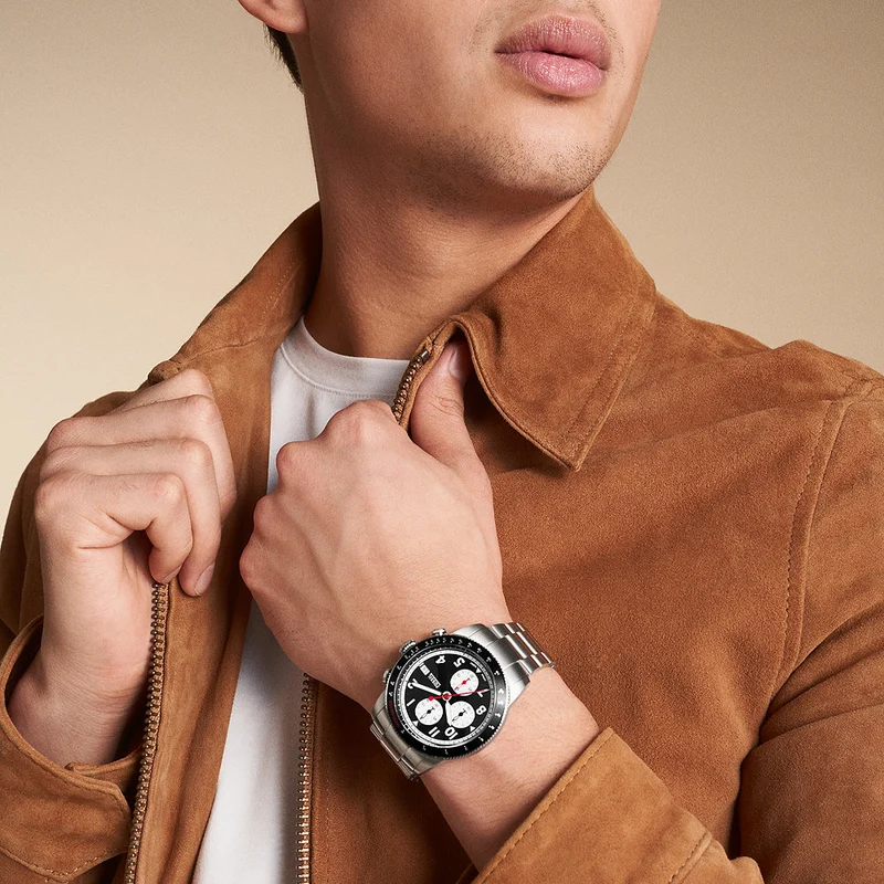 Fossil Sport Tourer Hommes Montre Argent FS6045