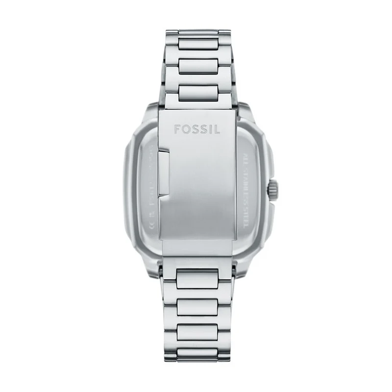 Fossil Crosby Montre Pour Homme Argentée et Bleue FS6121