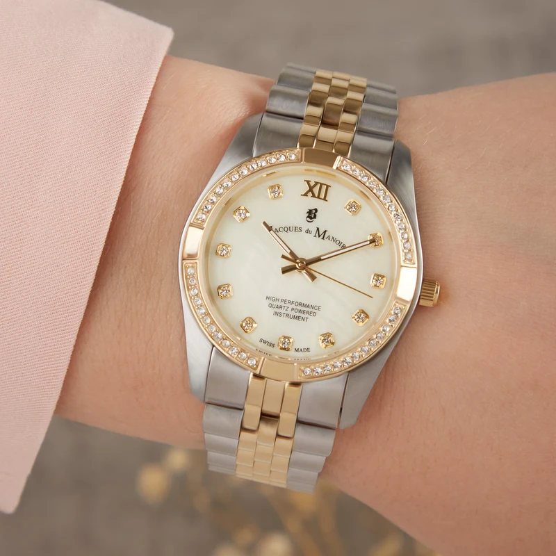 Jacques du Manoir Inspiration Prestige Femmes Montre Or JWL02002