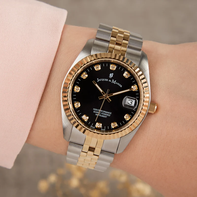 Jacques du Manoir Inspiration Femmes Montre Or NRO.19