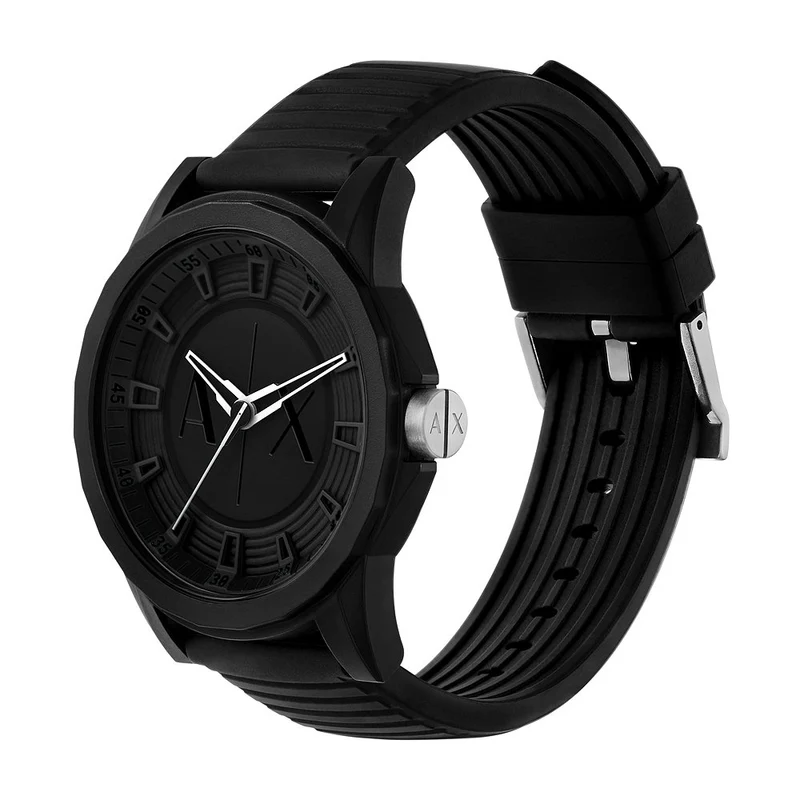 Armani Exchange Outerbanks Hommes Montre Noir AX7159SET