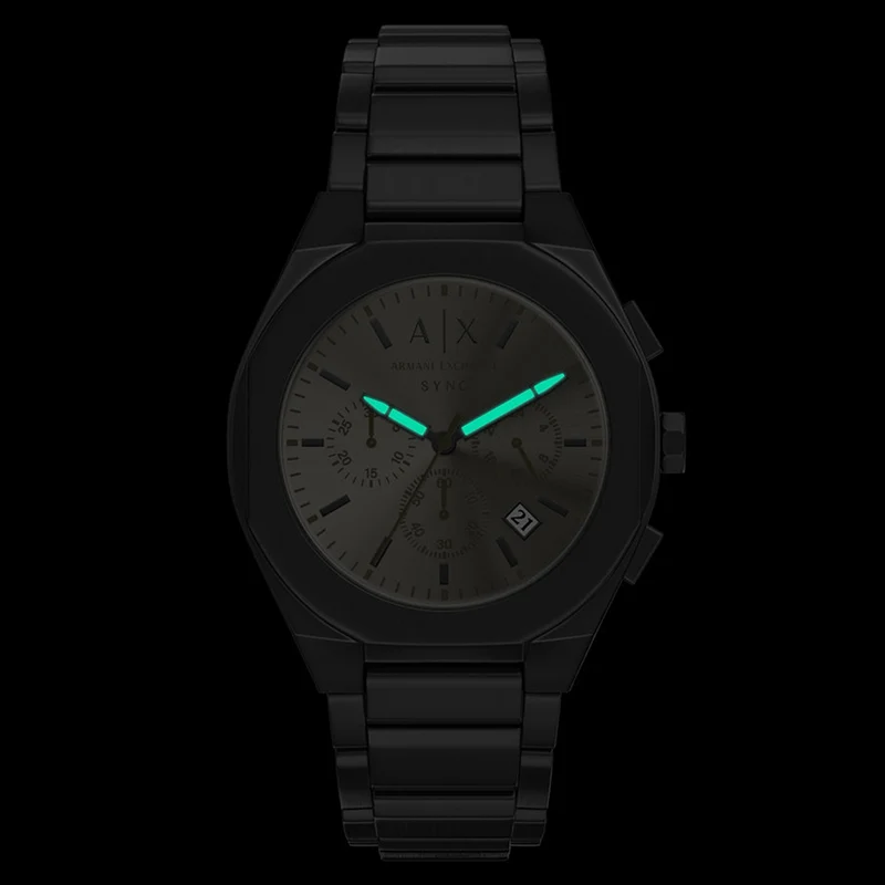 Armani Exchange Sync Round Grey Dial Watch AX4296