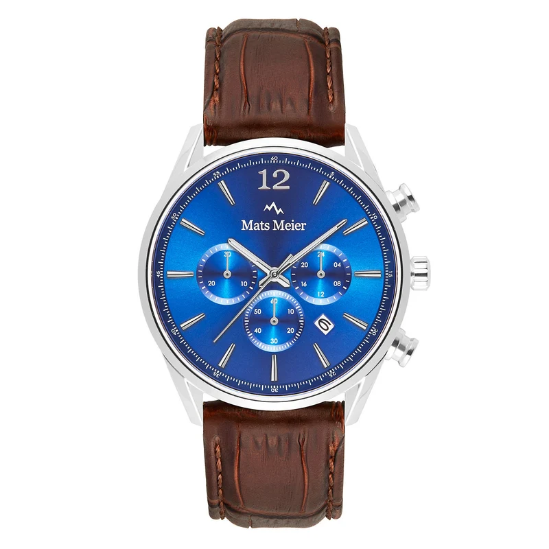 Mats Meier Grand Cornier Hommes Montre Marron MM00103