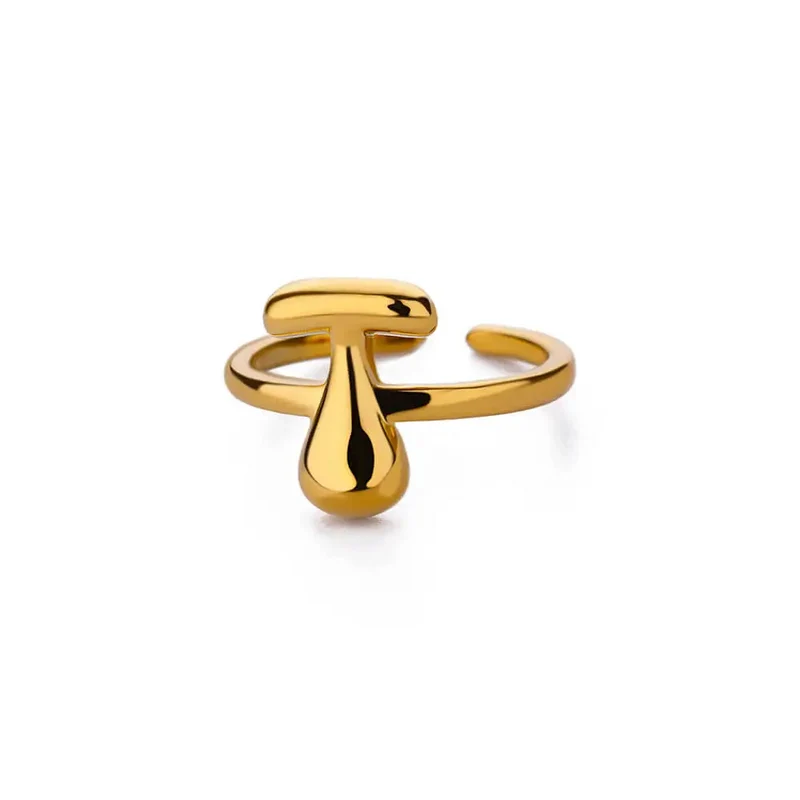 Bague Initiale T Bubble