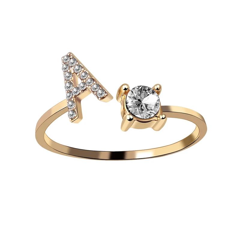 Bague Initiale Strass