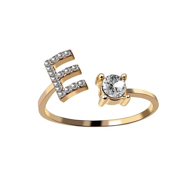 Bague Initiale Strass