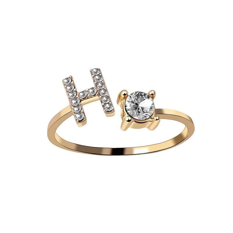 Bague Initiale Strass