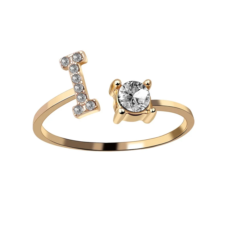 Bague Initiale Strass