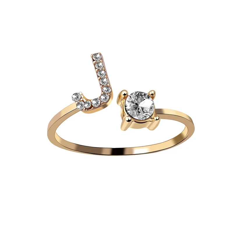 Bague Initiale Strass