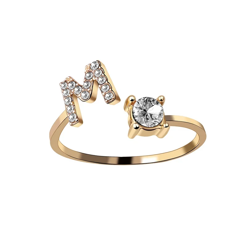 Bague Initiale Strass