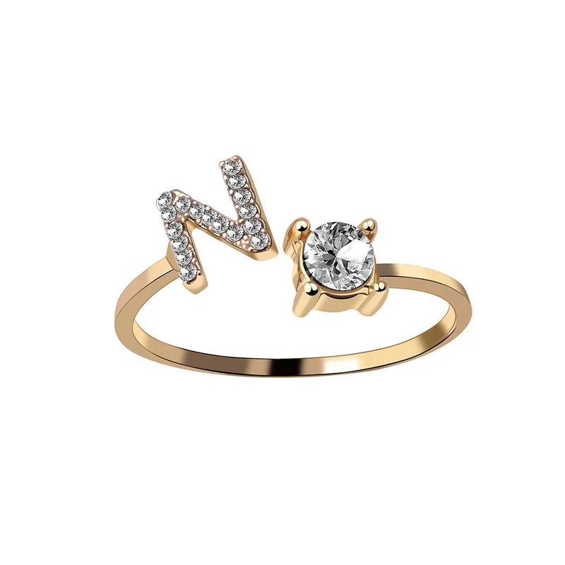 Bague Initiale Strass