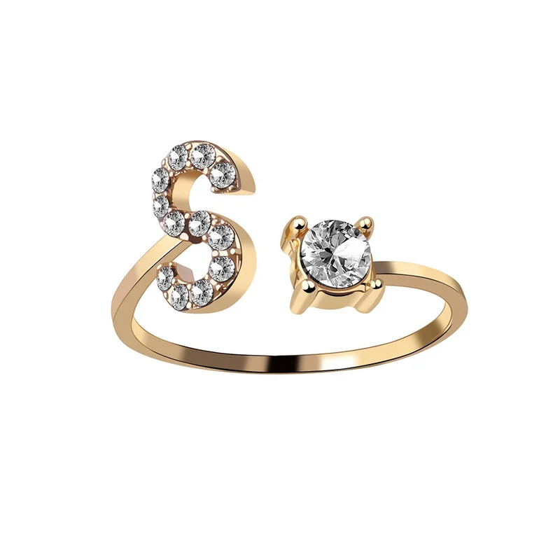 Bague Initiale Strass