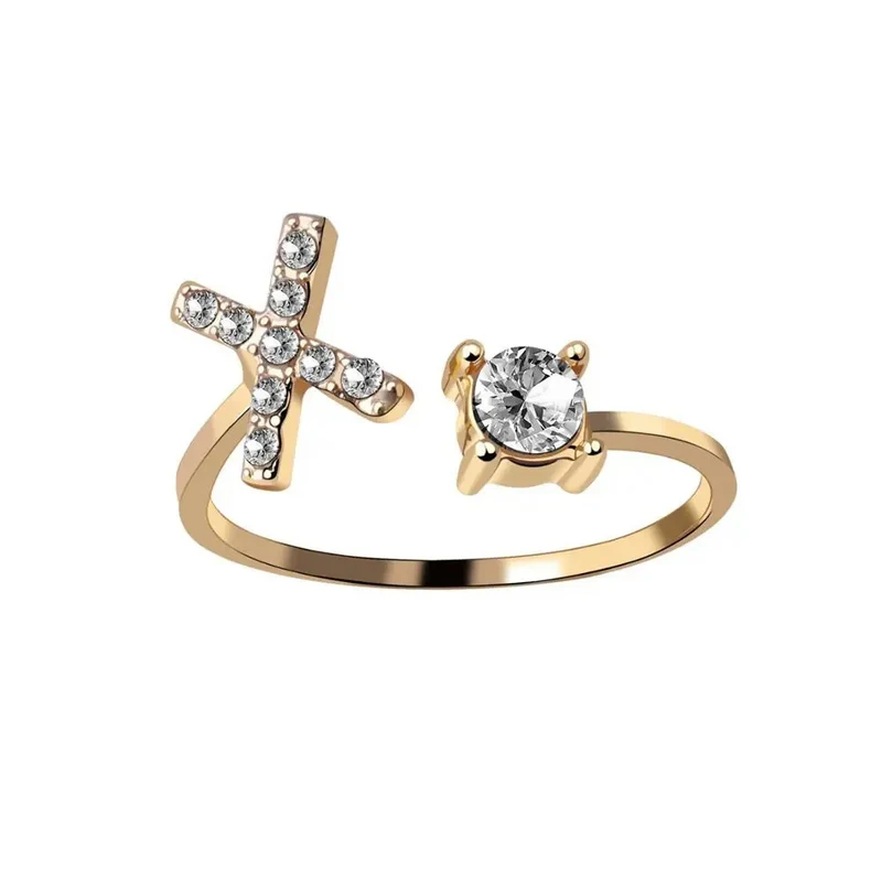 Bague Initiale Strass