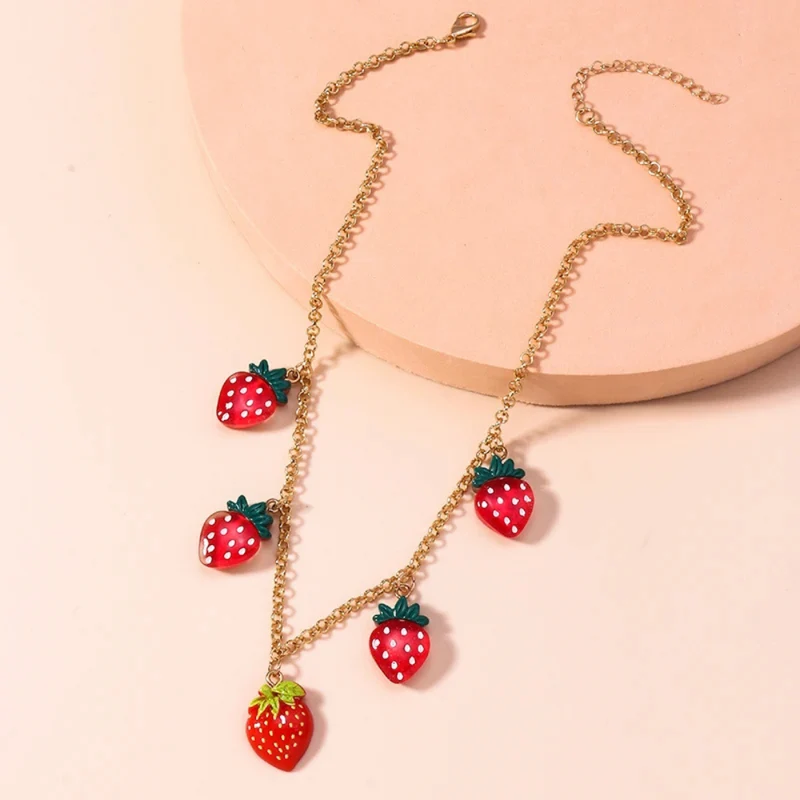 Collier Cinq Fraises
