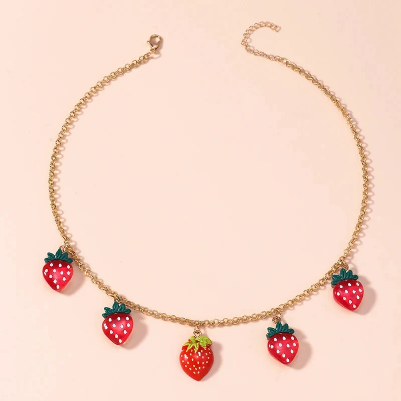 Collier Cinq Fraises