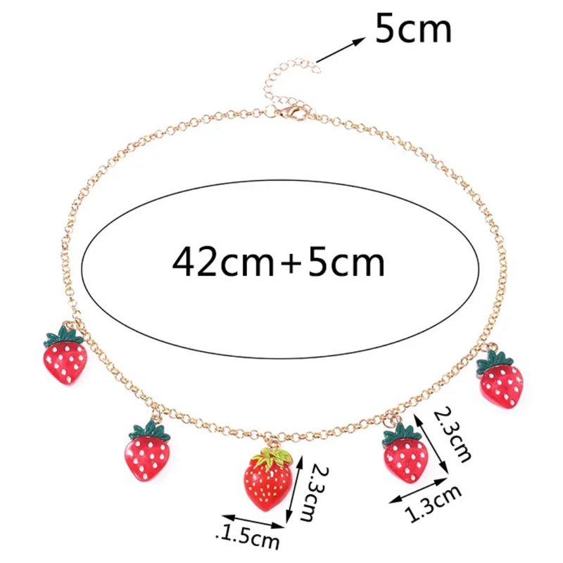 Collier Cinq Fraises