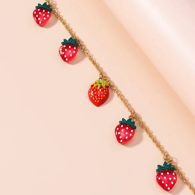 Collier Cinq Fraises
