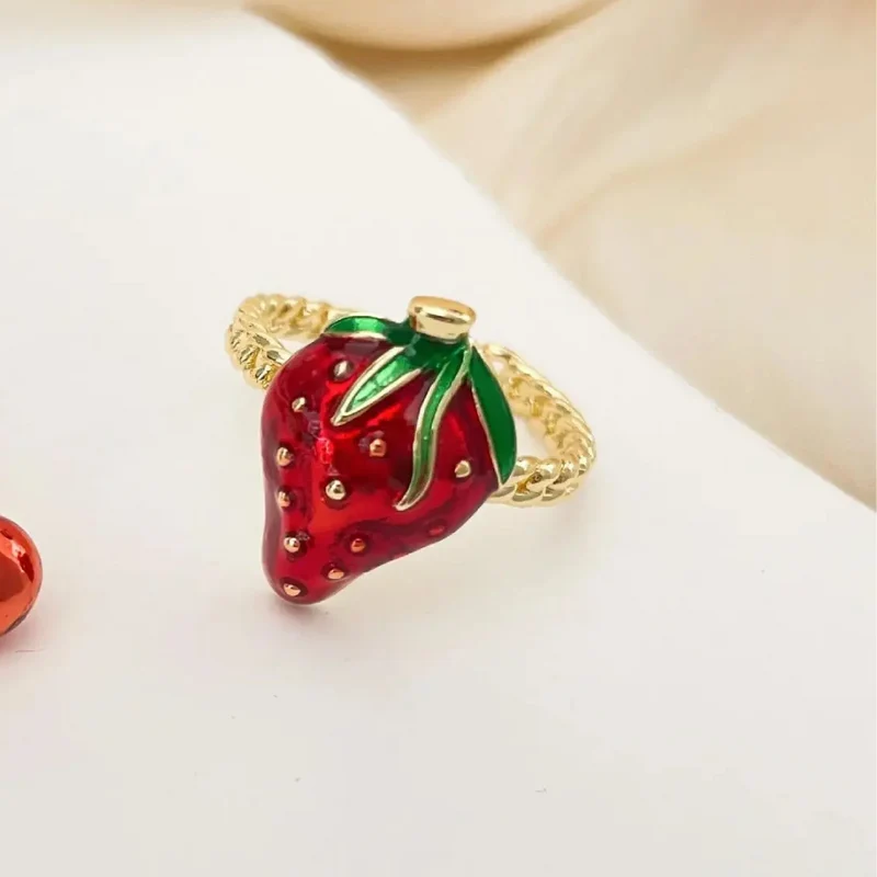 Bague Fraise Femme