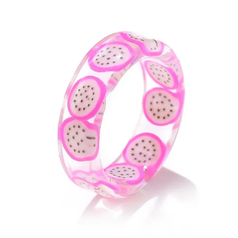 Bague Fruit du Dragon Transparente