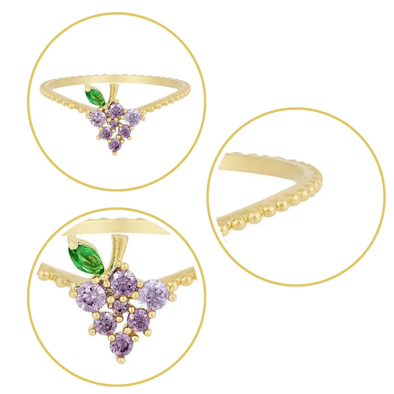 Bague Raisin Femme