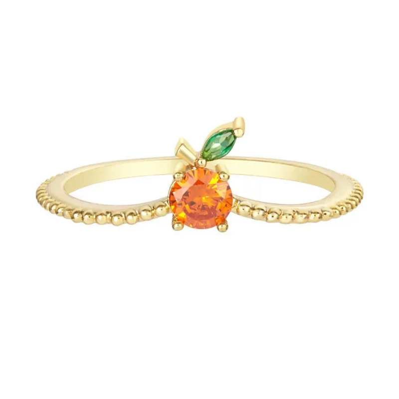 Bague Orange Femme