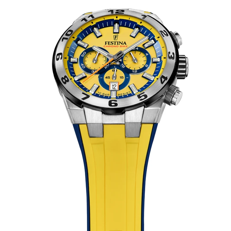 Festina Chrono Bike Hommes Montre Jaune F20671/4