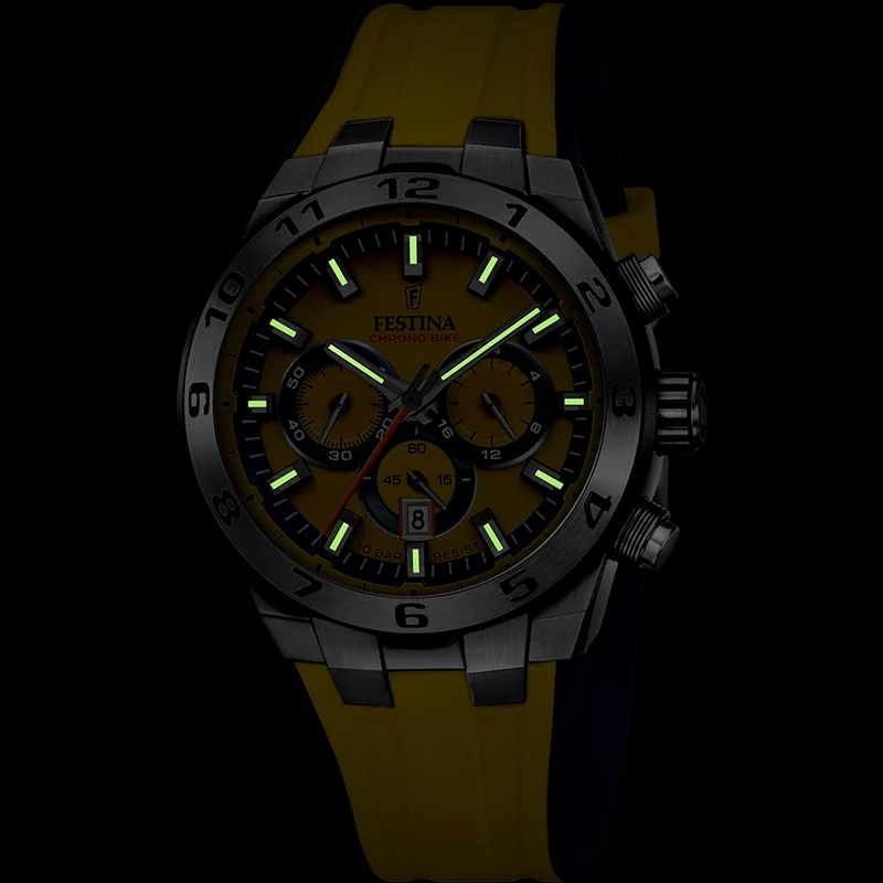 Festina Chrono Bike Hommes Montre Jaune F20671/4