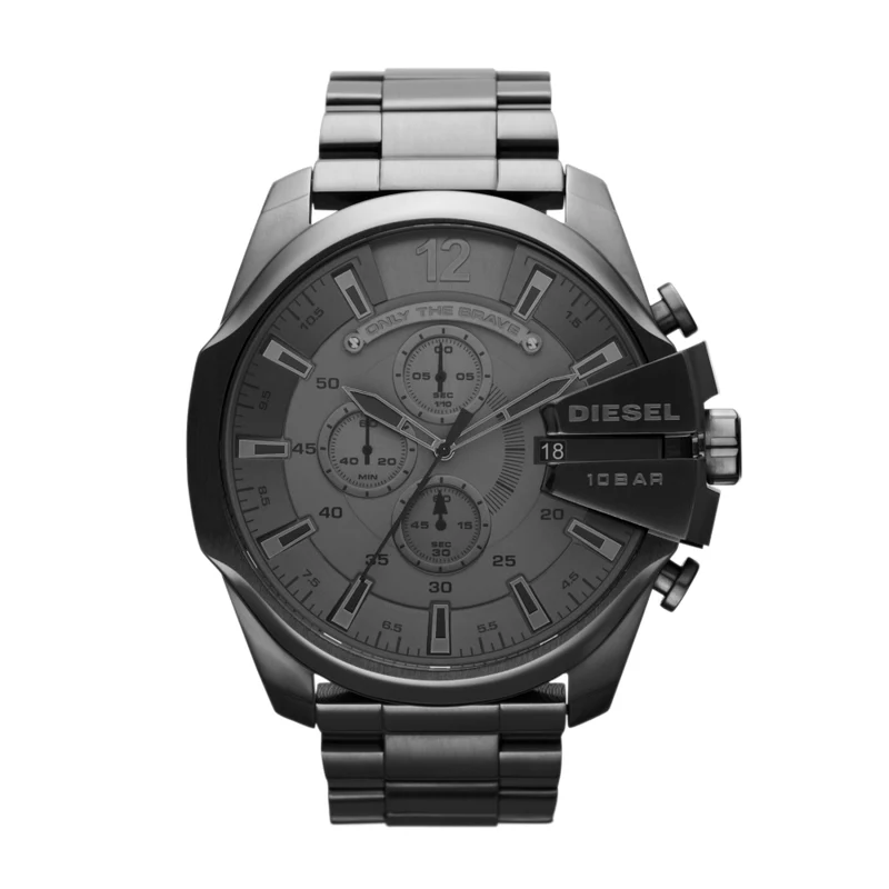 Diesel Mega Chief Hommes Montre Gris DZ4282