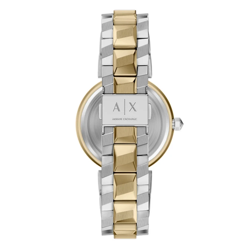 Armani Exchange Audora Round Silver Dial Watch AX4406