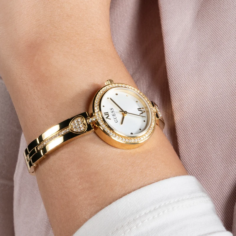 Guess Lovey Femmes Montre Or GW0655L2