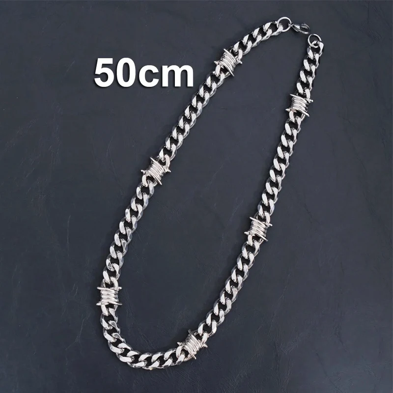 Collier Barbelé Homme