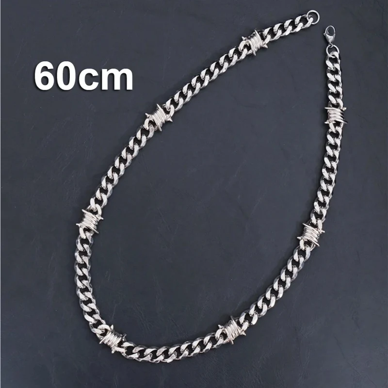 Collier Barbelé Homme