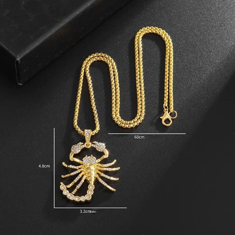 Collier Scorpion Strass